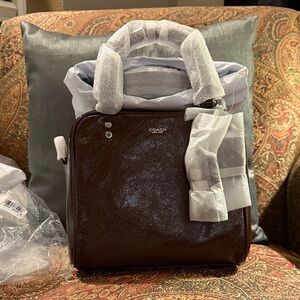 Coach Rogue 20 Cube in Glazed Maple 100% Authentic receipt pictured CBH04